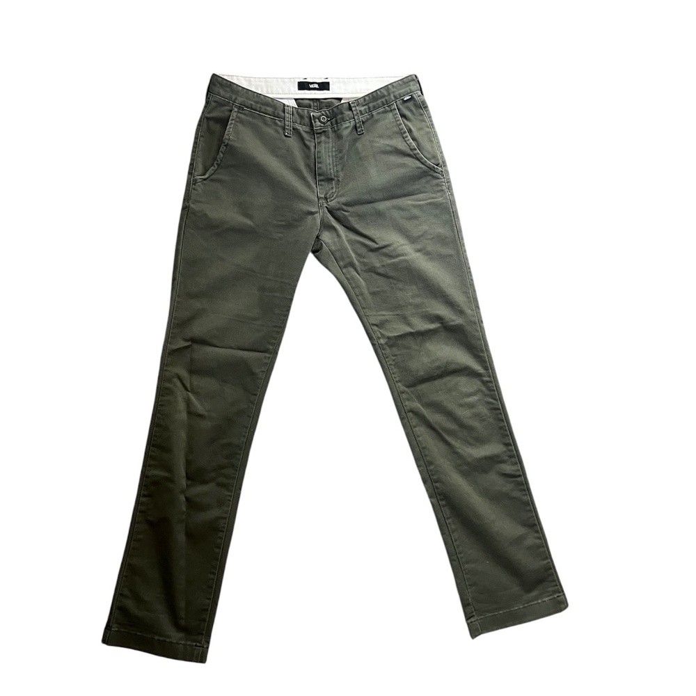 Army Green Vans Chinos 32 waist 31 length